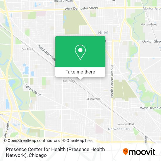 Presence Center for Health (Presence Health Network) map