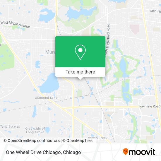 One Wheel Drive Chicago map