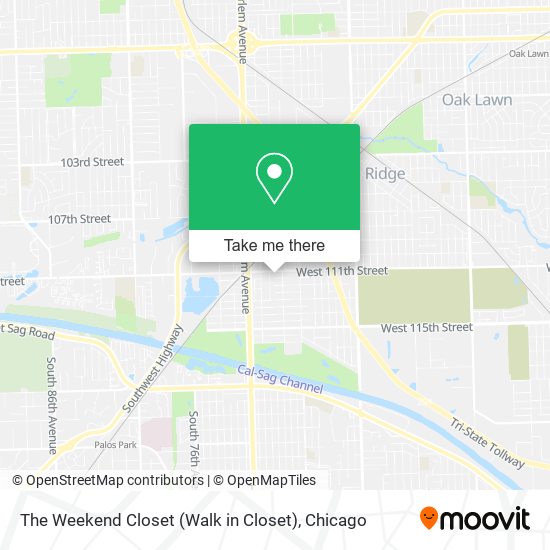 The Weekend Closet (Walk in Closet) map