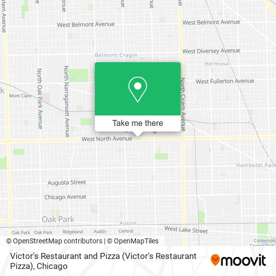 Victor's Restaurant and Pizza map