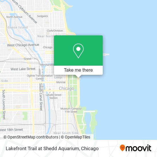 Mapa de Lakefront Trail at Shedd Aquarium