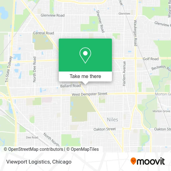 Viewport Logistics map