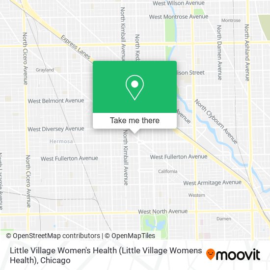 Mapa de Little Village Women's Health (Little Village Womens Health)