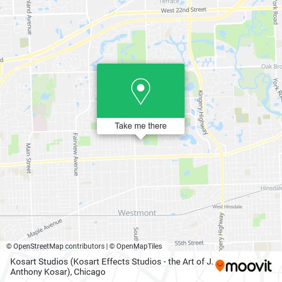 Kosart Studios (Kosart Effects Studios - the Art of J. Anthony Kosar) map