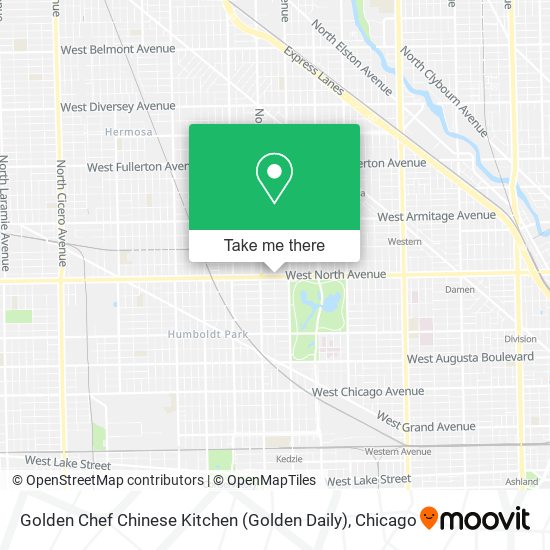 Mapa de Golden Chef Chinese Kitchen (Golden Daily)