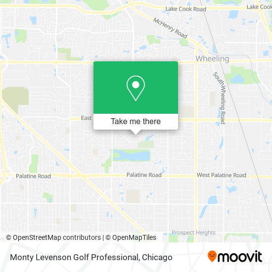 Mapa de Monty Levenson Golf Professional
