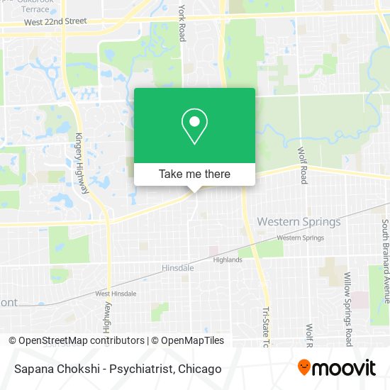 Sapana Chokshi - Psychiatrist map