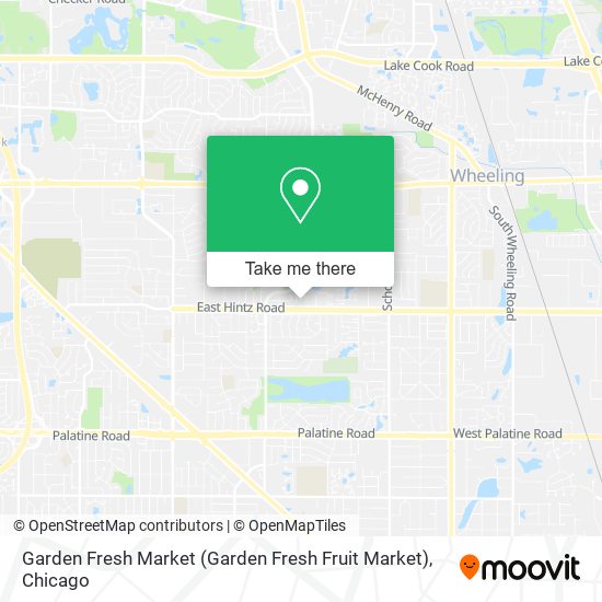 Garden Fresh Market map