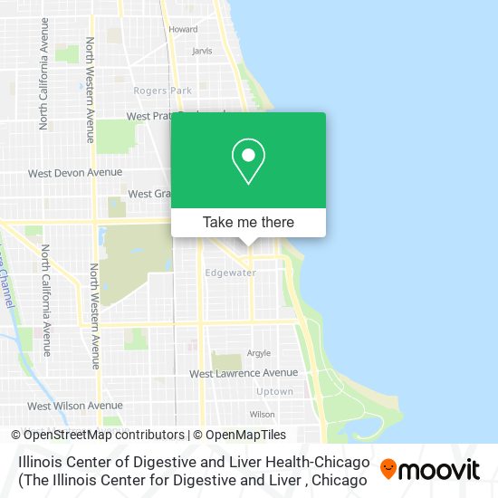 Illinois Center of Digestive and Liver Health-Chicago map
