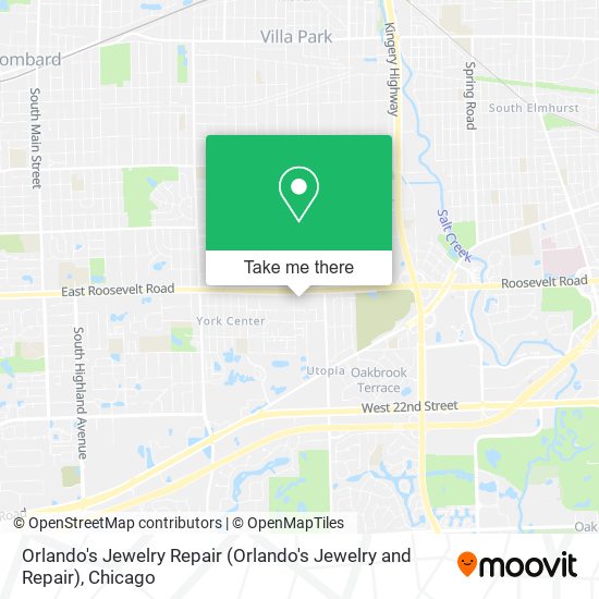 Mapa de Orlando's Jewelry Repair