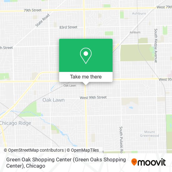 Mapa de Green Oak Shopping Center