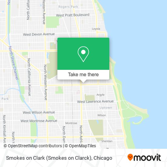 Smokes on Clark (Smokes on Clarck) map