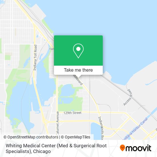 Whiting Medical Center (Med & Surgerical Root Specialists) map