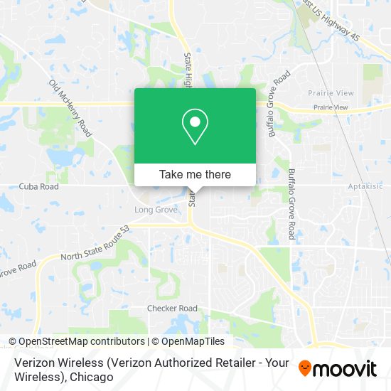 Verizon Wireless (Verizon Authorized Retailer - Your Wireless) map