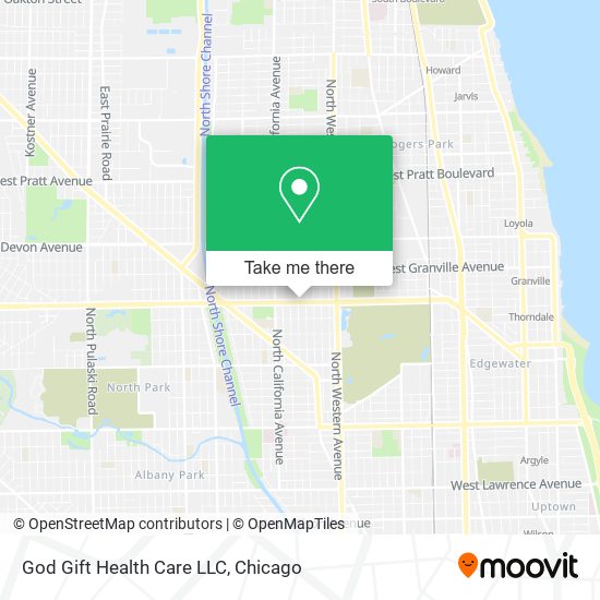 God Gift Health Care LLC map