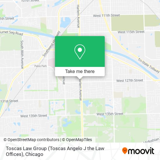 Mapa de Toscas Law Group (Toscas Angelo J the Law Offices)