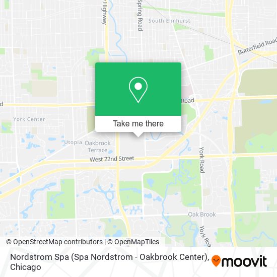 Nordstrom Spa (Spa Nordstrom - Oakbrook Center) map