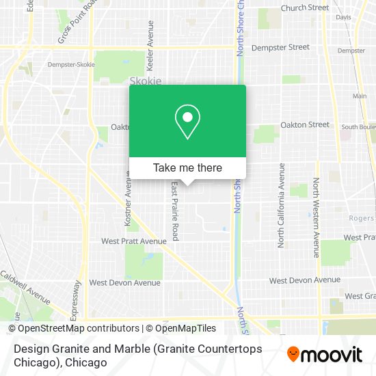 Mapa de Design Granite and Marble (Granite Countertops Chicago)