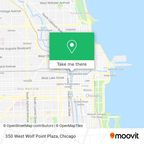 350 West Wolf Point Plaza map