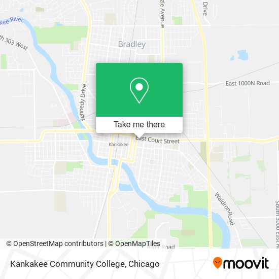 Mapa de Kankakee Community College