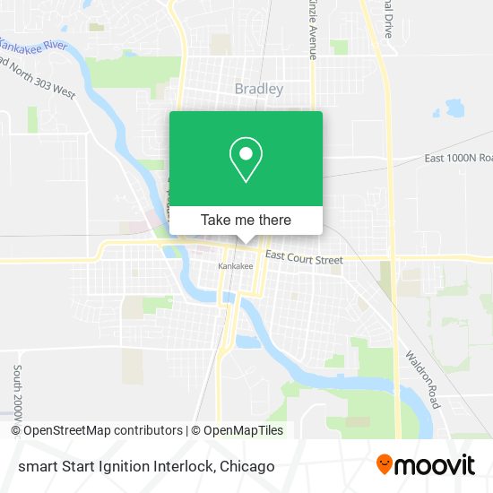 smart Start Ignition Interlock map