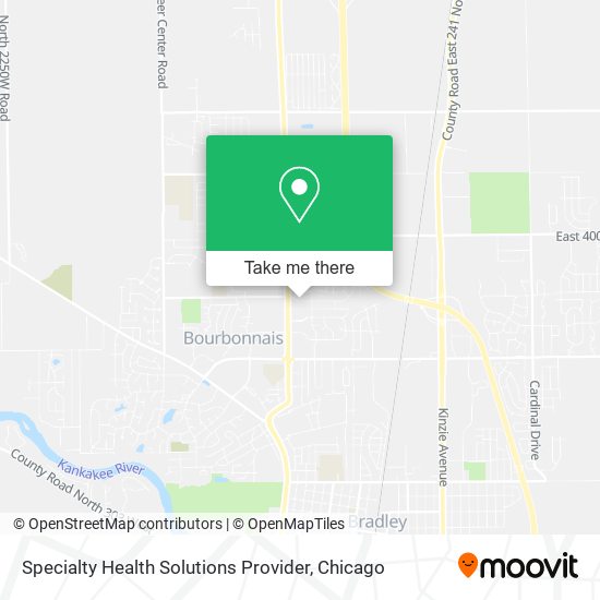 Specialty Health Solutions Provider map