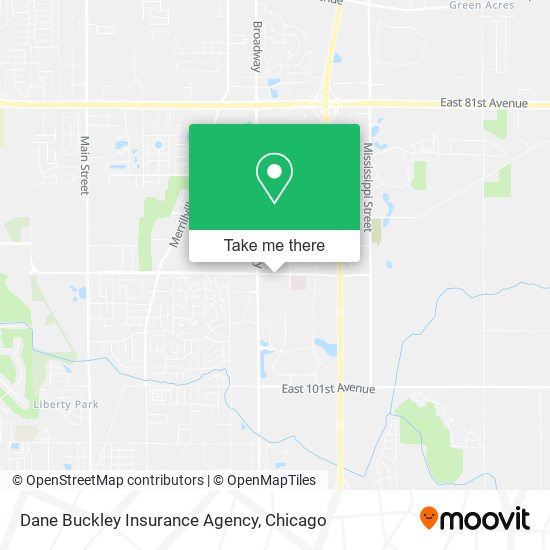 Dane Buckley Insurance Agency map