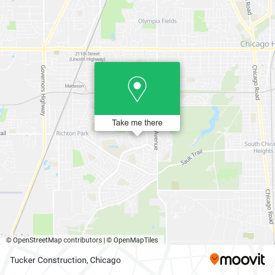 Mapa de Tucker Construction