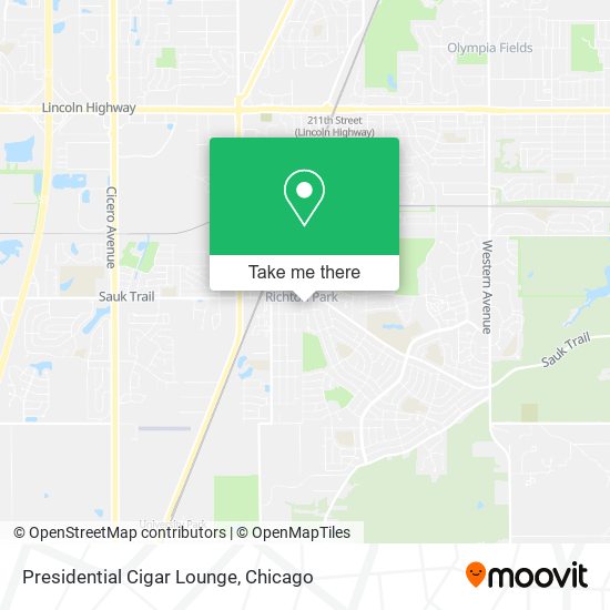 Mapa de Presidential Cigar Lounge