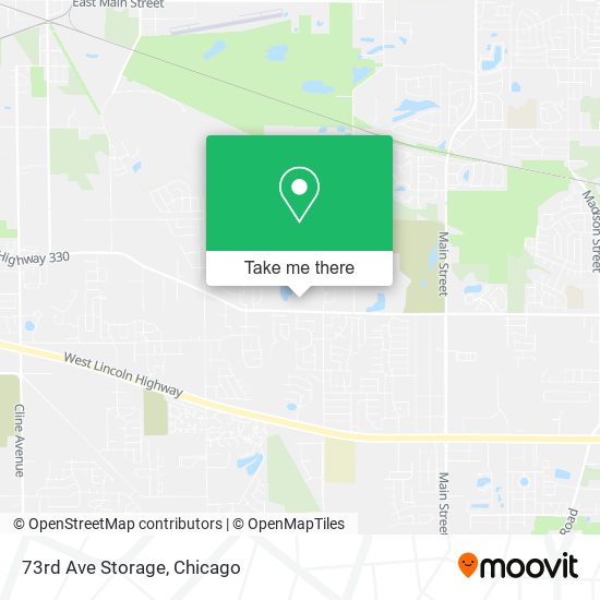 73rd Ave Storage map