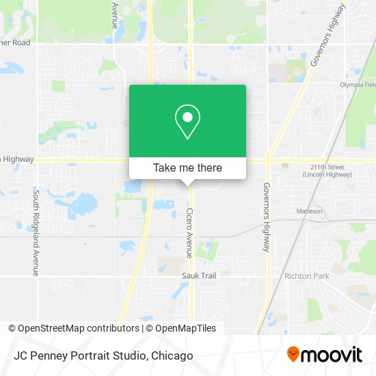 JC Penney Portrait Studio map