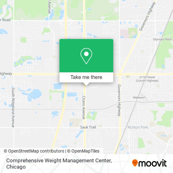 Comprehensive Weight Management Center map