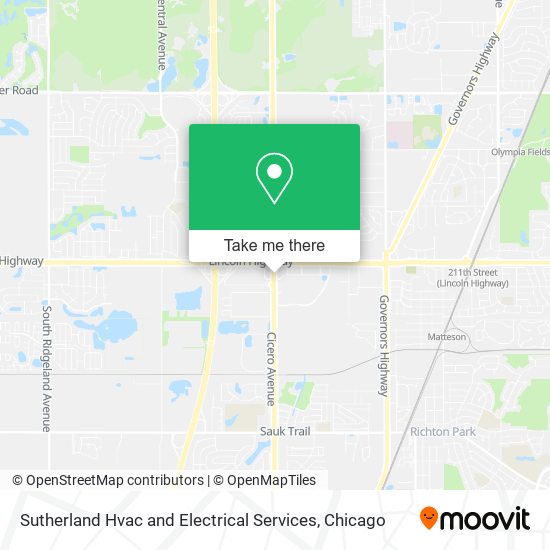 Mapa de Sutherland Hvac and Electrical Services