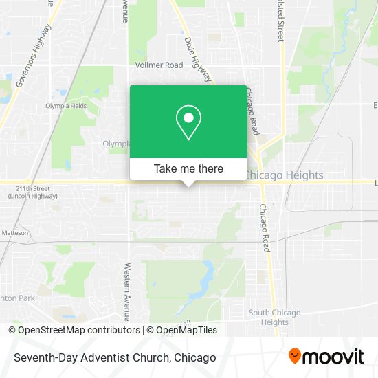 Seventh-Day Adventist Church map