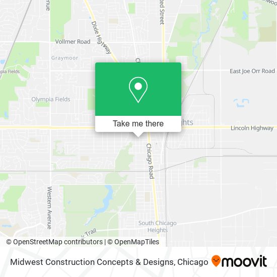 Midwest Construction Concepts & Designs map