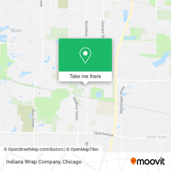 Indiana Wrap Company map