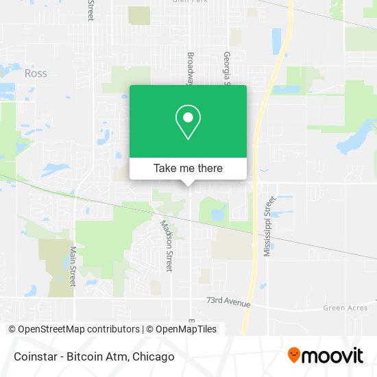 Mapa de Coinstar - Bitcoin Atm