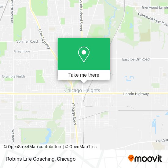 Robins Life Coaching map