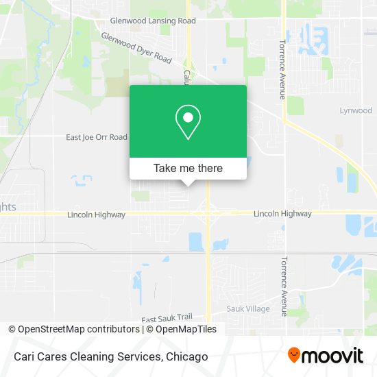 Cari Cares Cleaning Services map