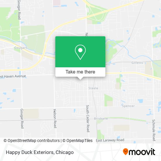 Happy Duck Exteriors map