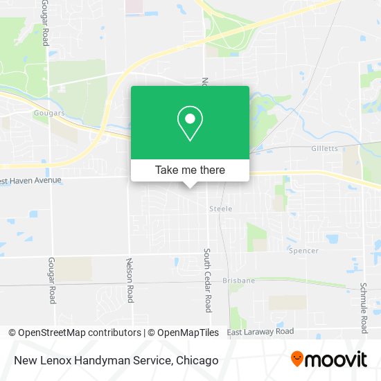 New Lenox Handyman Service map