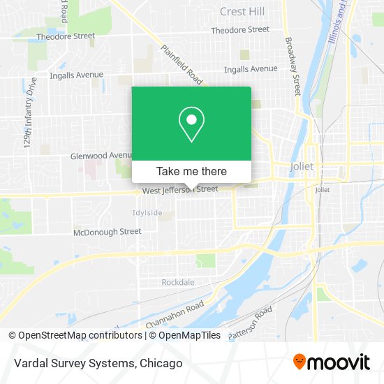 Vardal Survey Systems map