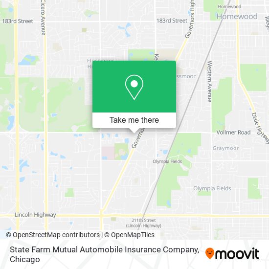 State Farm Mutual Automobile Insurance Company map