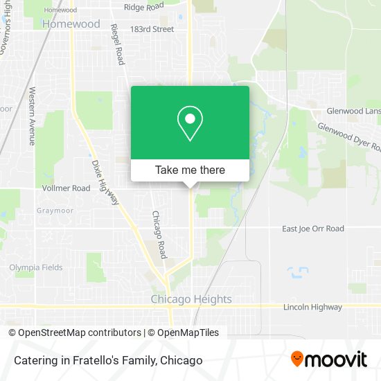 Catering in Fratello's Family map
