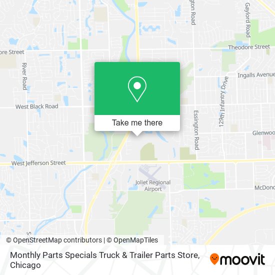 Mapa de Monthly Parts Specials Truck & Trailer Parts Store