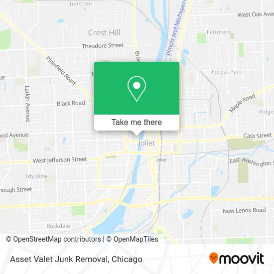 Asset Valet Junk Removal map