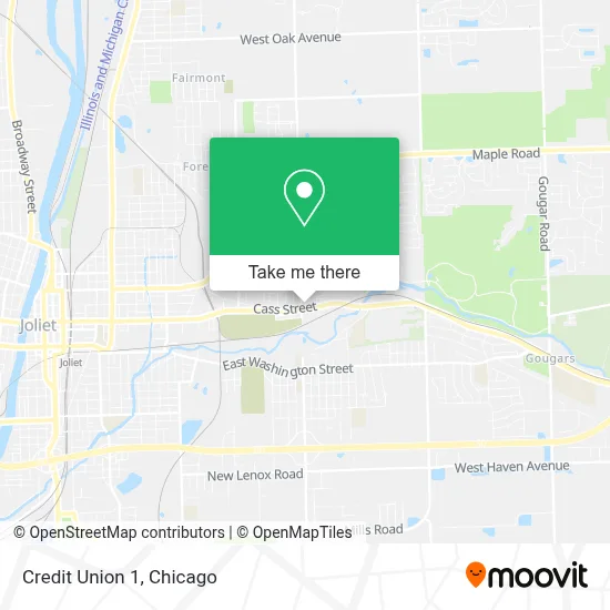 Credit Union 1 map