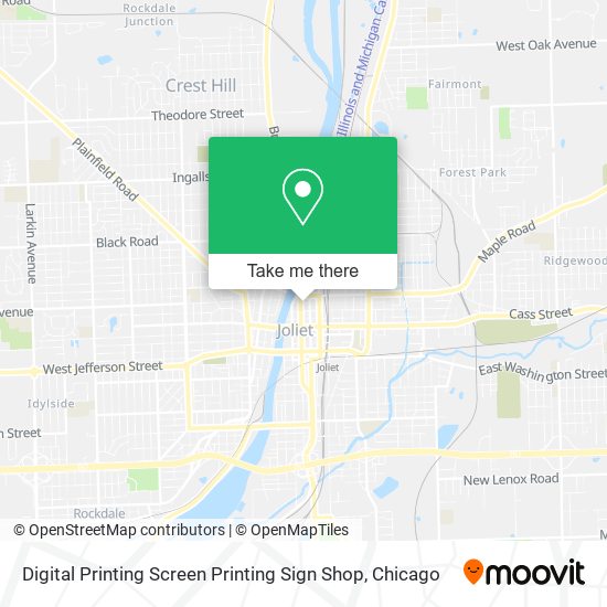 Digital Printing Screen Printing Sign Shop map