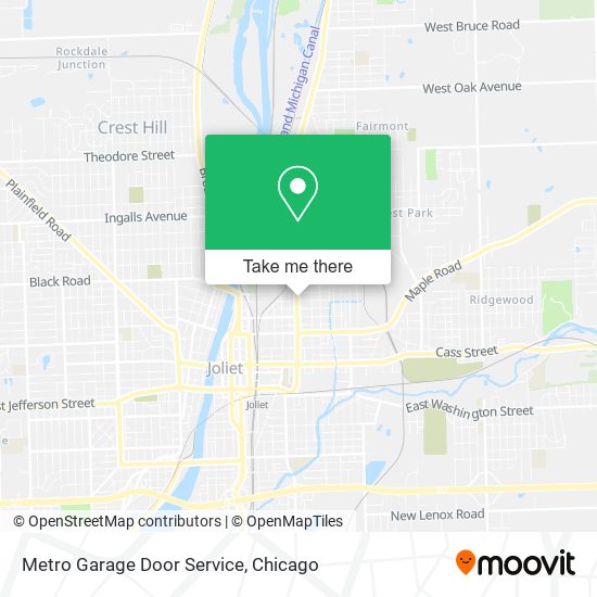 Metro Garage Door Service map