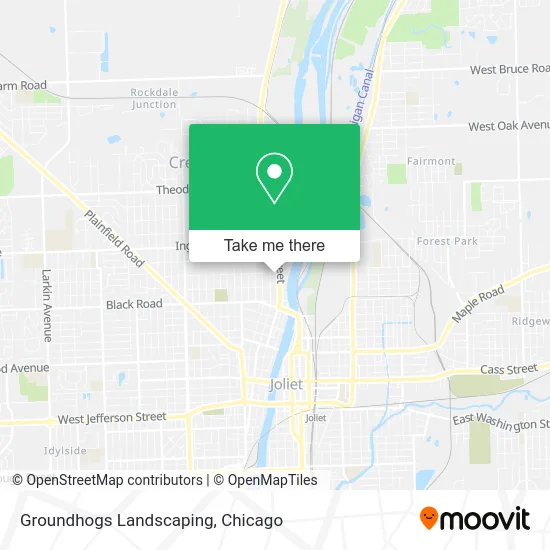 Groundhogs Landscaping map